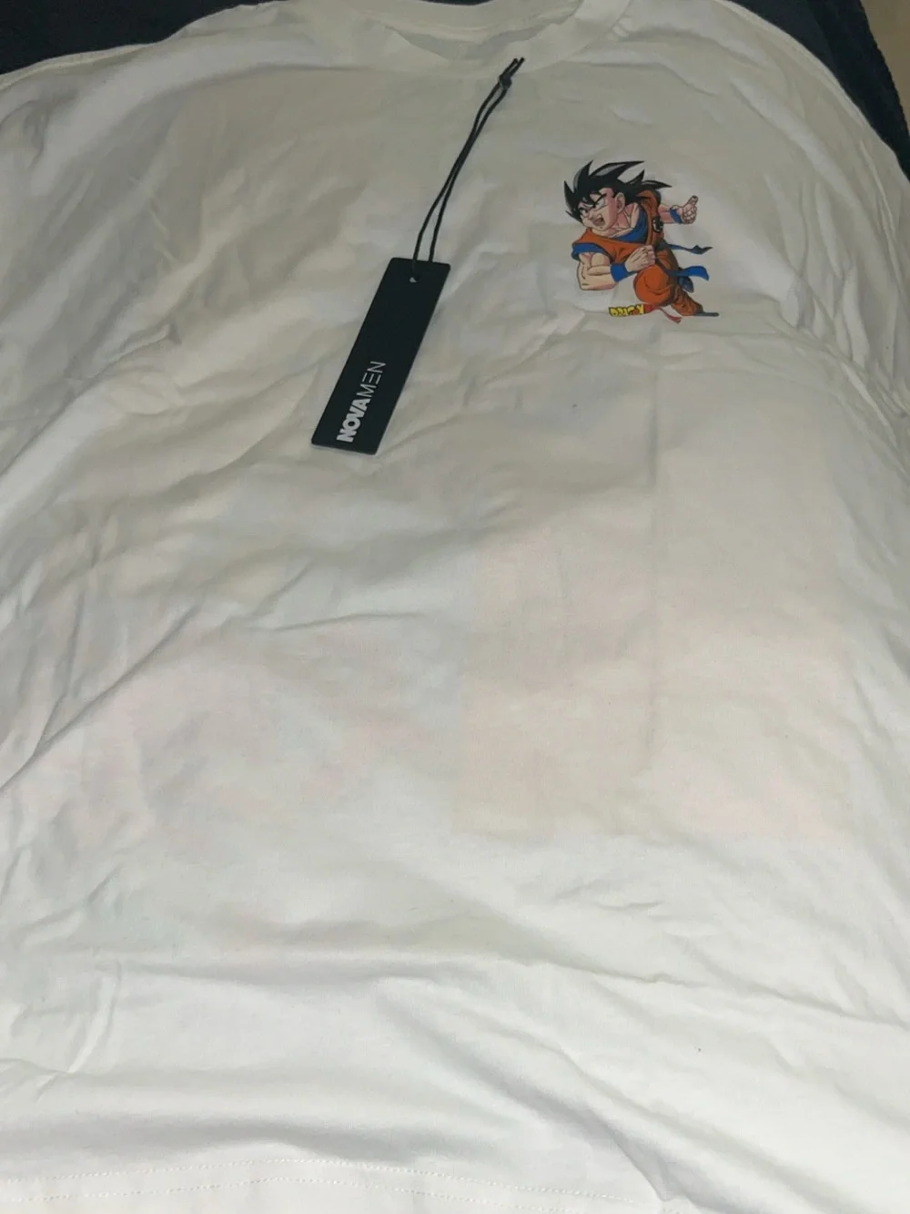Men Orange Dragon Ball Clog Shoes with Blue Strap